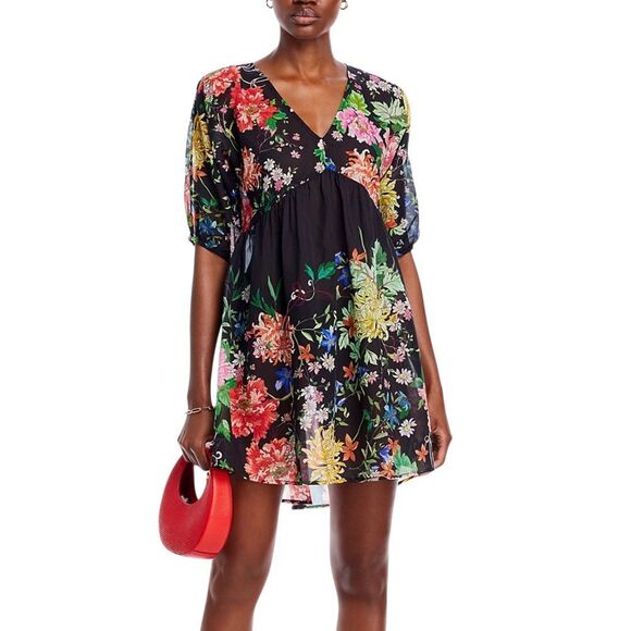 Johnny Was Women's Metalli Notte A-Line Dress Medium - Picture 2 of 14